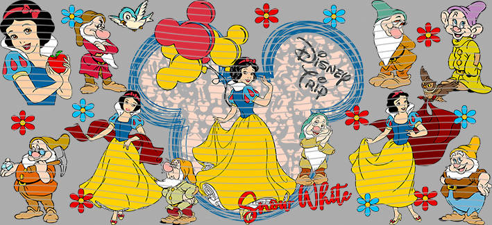 16oz Disney style-D-1210